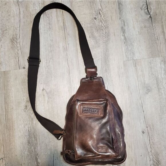 Bed Stu Other - Bed Stu Beau Leather Convertible Crossbody Bag Sling Adjustable Strap | EUC